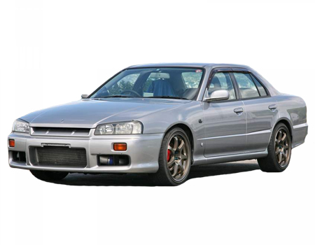 EVA автоковрики для Nissan Skyline (R34) 1998-2001 седан правый руль задний привод — skyline-r34-sedan